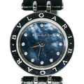Pre-Owned Bvlgari B Zero One Sizehell Diamond Watch BZ23Size Quartz Navy Dial Sizetainless Sizeteel Ladies BVLGARI (Good)