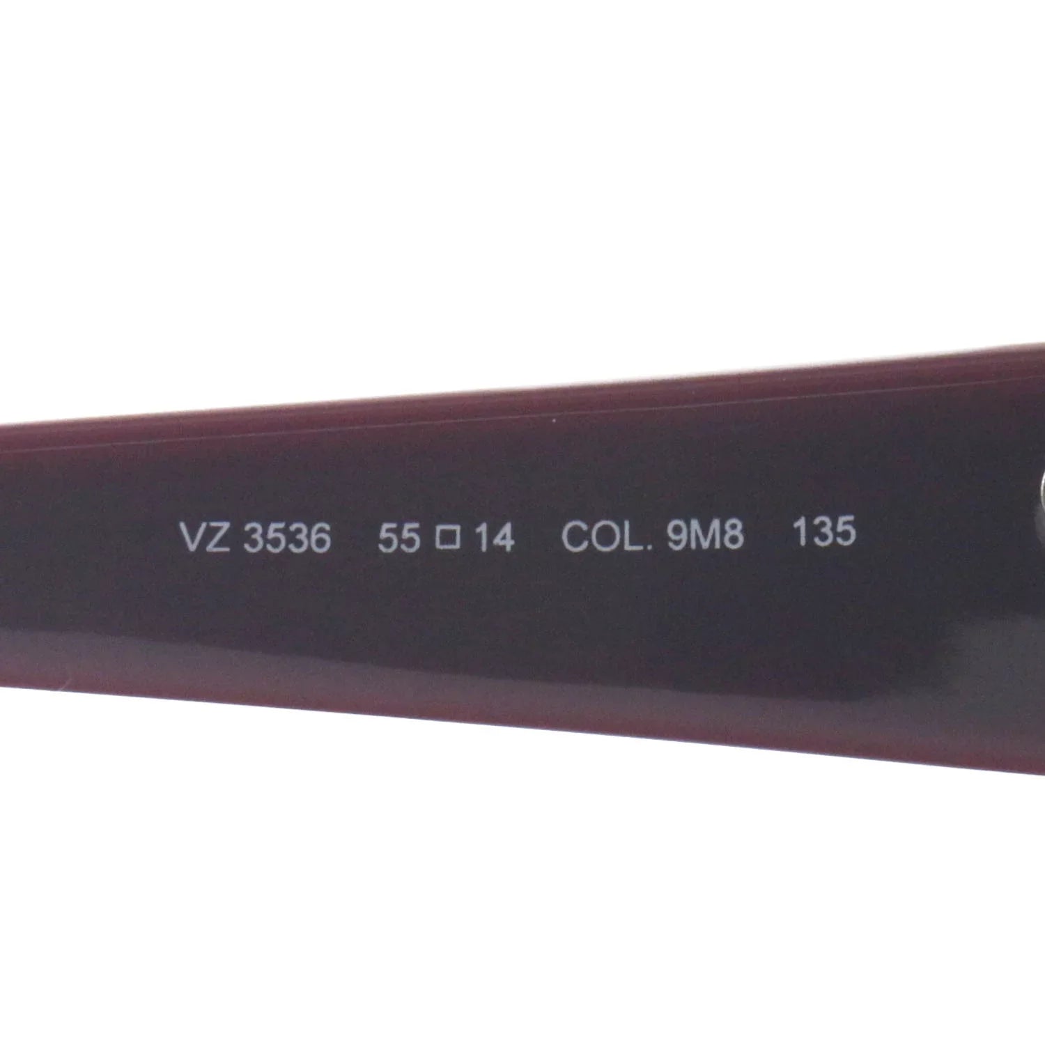 Ermenegildo Zegna Women's Eyeglasses VZ3536 9M8 Red 55 14 135 Rectangle