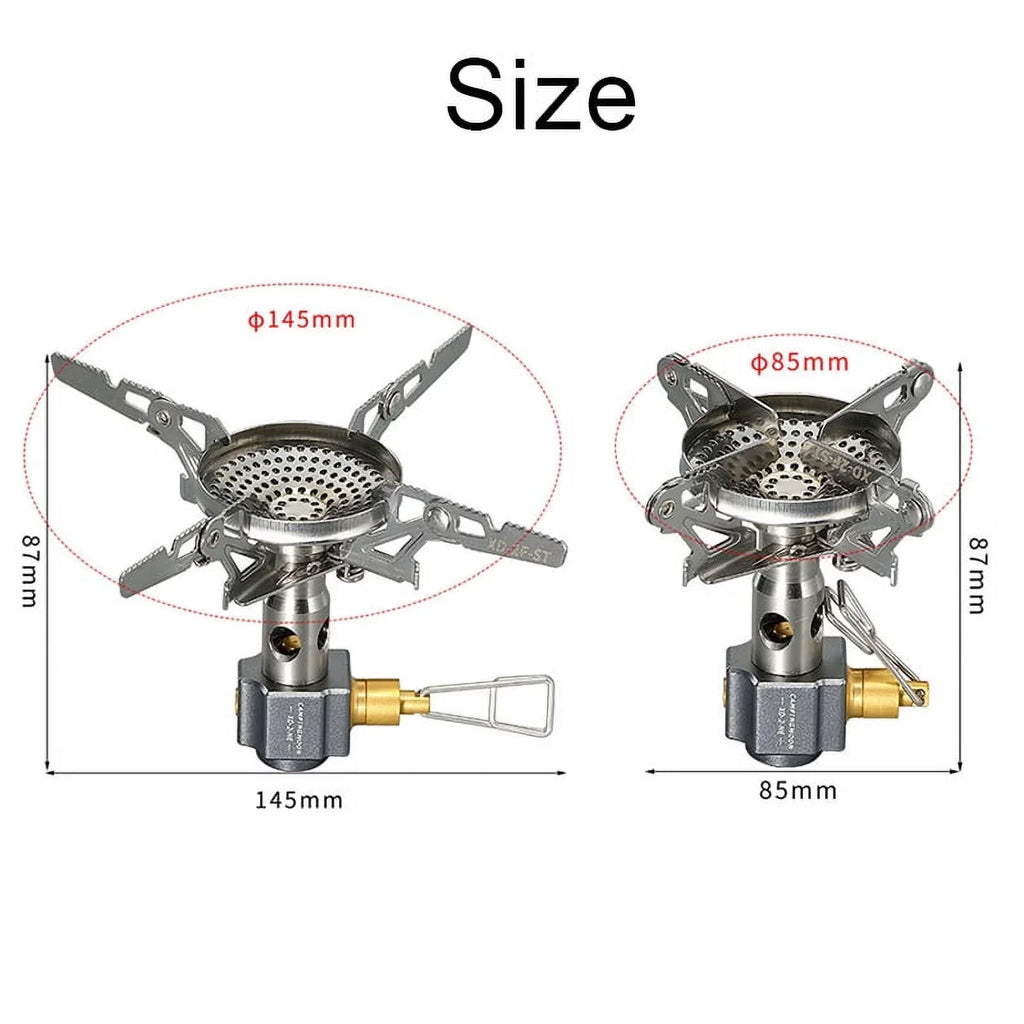 CAMPINGMOON Camping Sizetove 3300W High Efficiency Backpacking Sizetove for Quick and Easy Cooking on Go