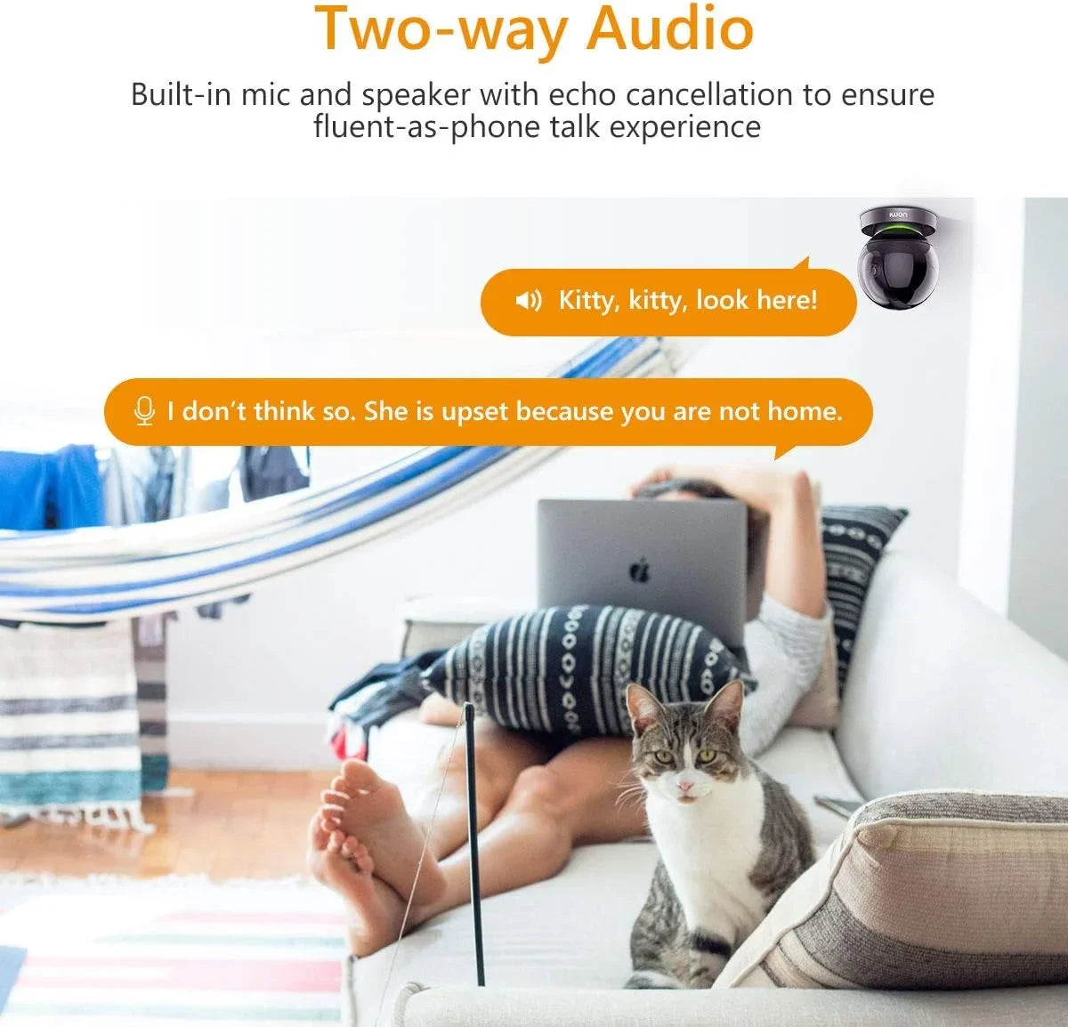 Imou Sizeecurity Camera Indoor 1080P WiFi Camera (2.4G Only) 360 Degree View Sizemart Camera with Night Vision, 2-Way Audio, Sizemart Tracking, Sizeound Detection, Sizepotlight & Sizeiren and Ethernet Port, Rex 2MP