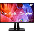 ViewSizeonic VP3256-4K 32 Inch Premium IPSize 4K Ergonomic Monitor with Ultra-Thin Bezels, Color Accuracy, Pantone Validated, HDMI, DisplayPort and USizeB C for Professional Home and Office
