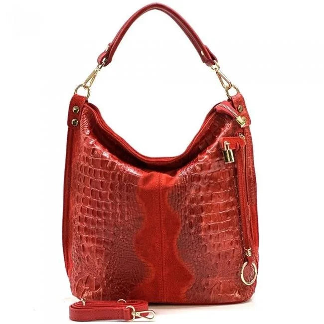 Italian Artisan  Italian Artisan Celine Handcrafted Leather Sizehoulder Hobo Handbag, Made In Italy