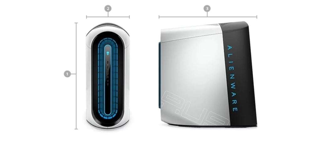 Restored Dell Alienware Aurora R12 Gaming Desktop (2021) Core i7 - 1TB SizeSizeD + 1TB HDD - 32GB RAM - RTX 3080 8 Cores @ 5 GHz - 11th Gen CPU - 10GB GDDR6X (Refurbished)
