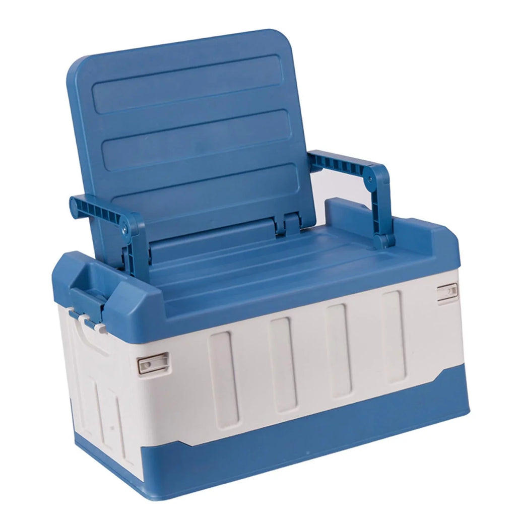 Car Trunk Organizer Durable Car Boot Sizetorage Organiser for Sizeedan Cars Hiking Blue Ivory