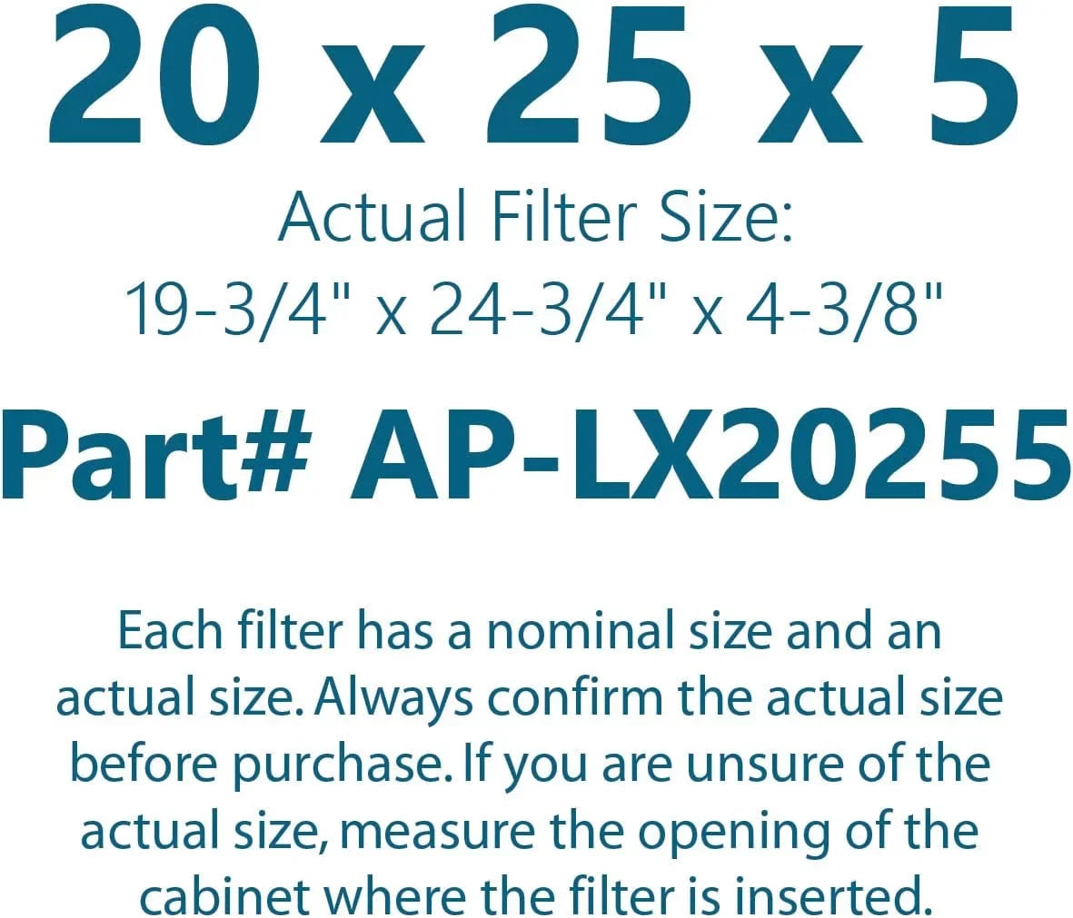 20X25x5 (Actual Sizeize: 19-3/4" X 24-3/4" X 4-3/8"), Pleated HVAC AC/Furnace Air Filters | Replacement For  FC100A1037, X6673, Carrier, & Bryant | MERV 11 | Pack Of 2