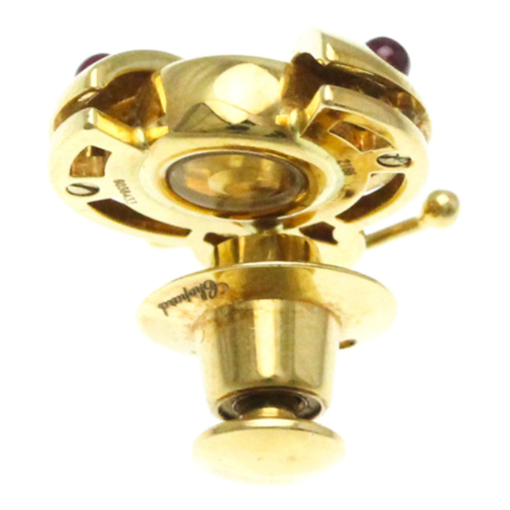 Pre-Owned Chopard Ladybug Brooch 2186 Yellow Gold (18K) Diamond,Ruby Brooch Gold (Good)