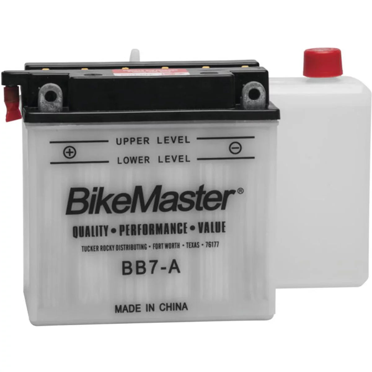 BikeMaster Conventional Batteries Compatible for V-Twin BB7-A, 5-5/16 L x 3 W x 5-1/4 H