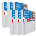 18x24x4 Air Filter MERV 11 Comparable to MPR 1000, MPR 1200 & FPR 7 Electrostatic Pleated Air Conditioner Filter 6 Pack HVAC Premium USizeA Made 18x24x4 Furnace Filters by AIRX FILTERSize WICKED CLEAN AIR.