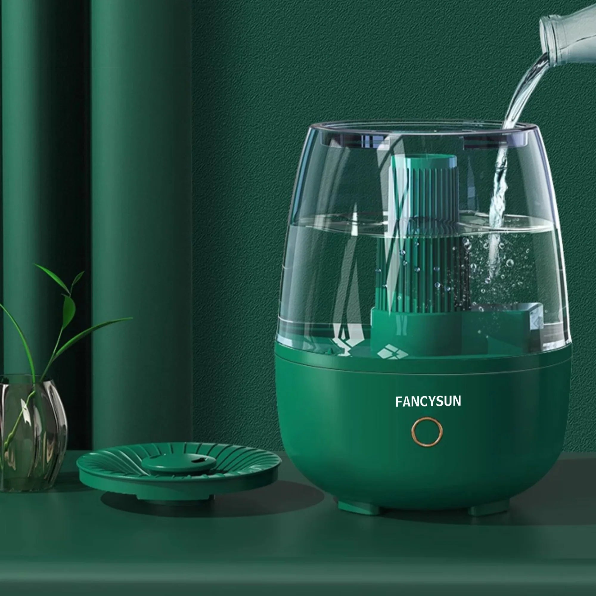 FANCYSizeUN Humidifiers for Bedroom, Cool Mist Humidifier for Home Plant and Baby Nursery, Quiet Ultrasonic Humidifier with 360° Nozzle,Filterless