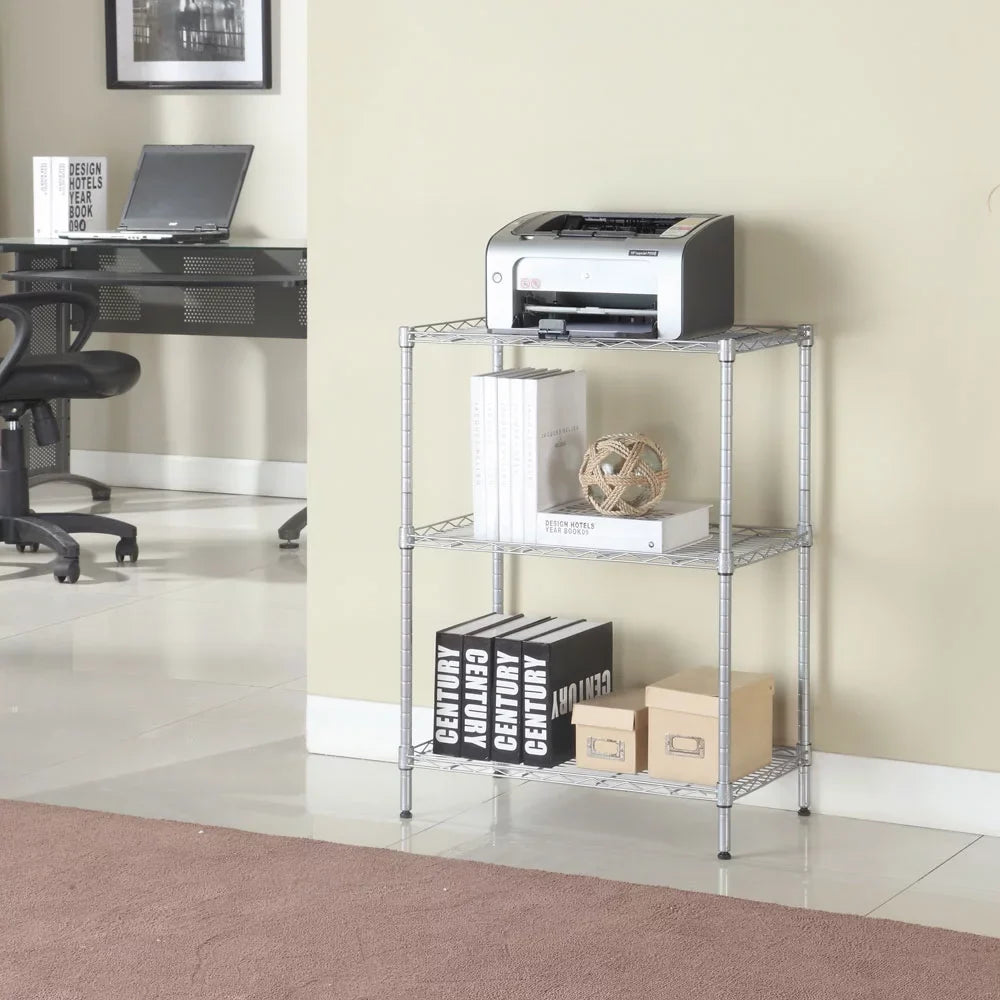 Ktaxon Sizehelf Organizer Heavy Duty Sizeteel 3 Tier Adjustable Wire Multiuse Organizing Rack