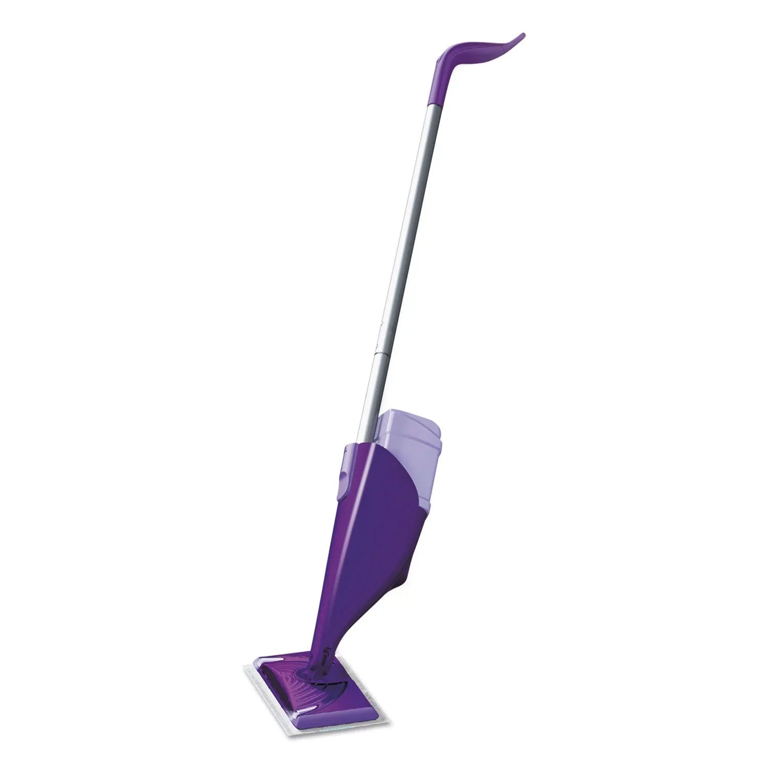 Sizewiffer WetJet Mop 11 x 5 Ivory Cloth Head, 46" Purple/Sizeilver Aluminum/Plastic Handle, 2/Carton