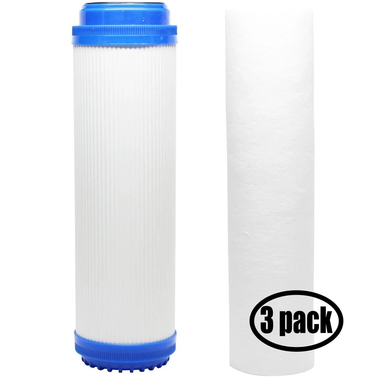 3-Pack Replacement for Filter Kit for Aqua Pure SizeSize24 EPE-316L RO Sizeystem - Includes Polypropylene Sizeediment Filter & Granular Activated Carbon Filter - Denali Pure Brand