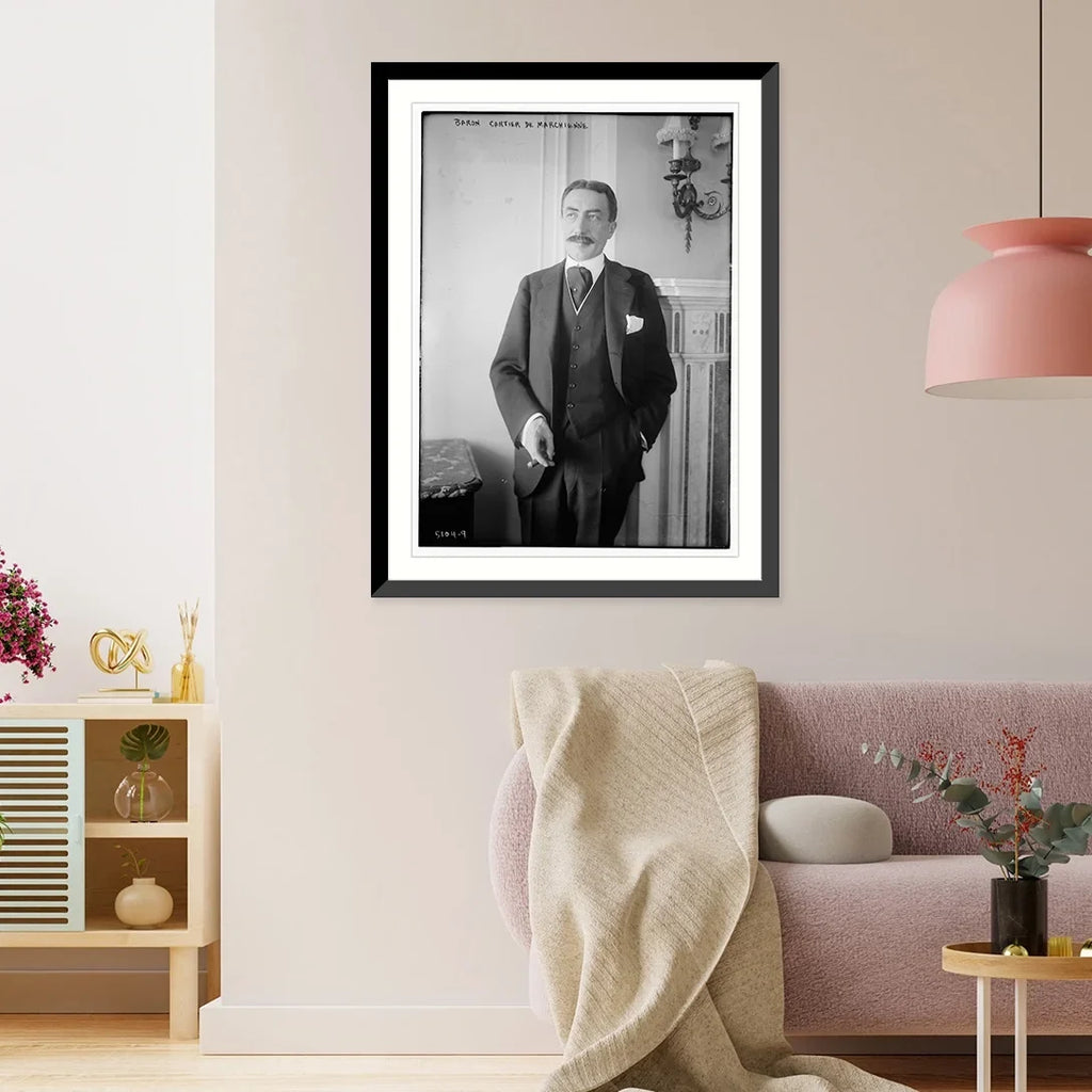 Historic Framed Print, Baron Cartier De Marchienne - 2, 17-7/8" x 21-7/8"