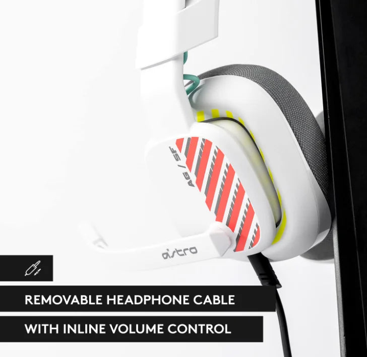 Restored Logitech Astro A10 Gen 2 Wired Headset for PlaySizetation/PC (Ivory)( Like New) (Refurbished)