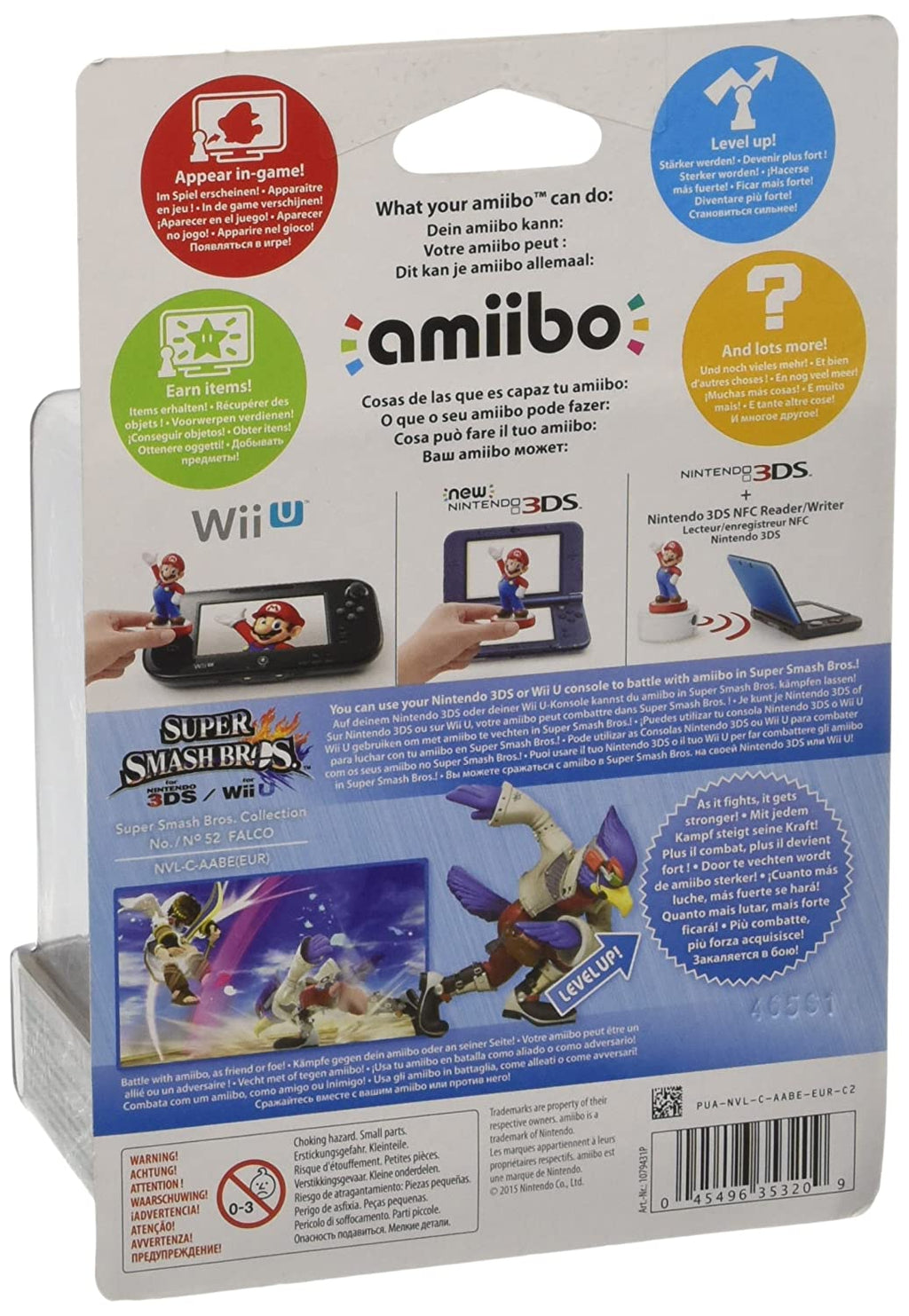 Falco No.52 amiibo (Nintendo Wii U/3DSize) European Version