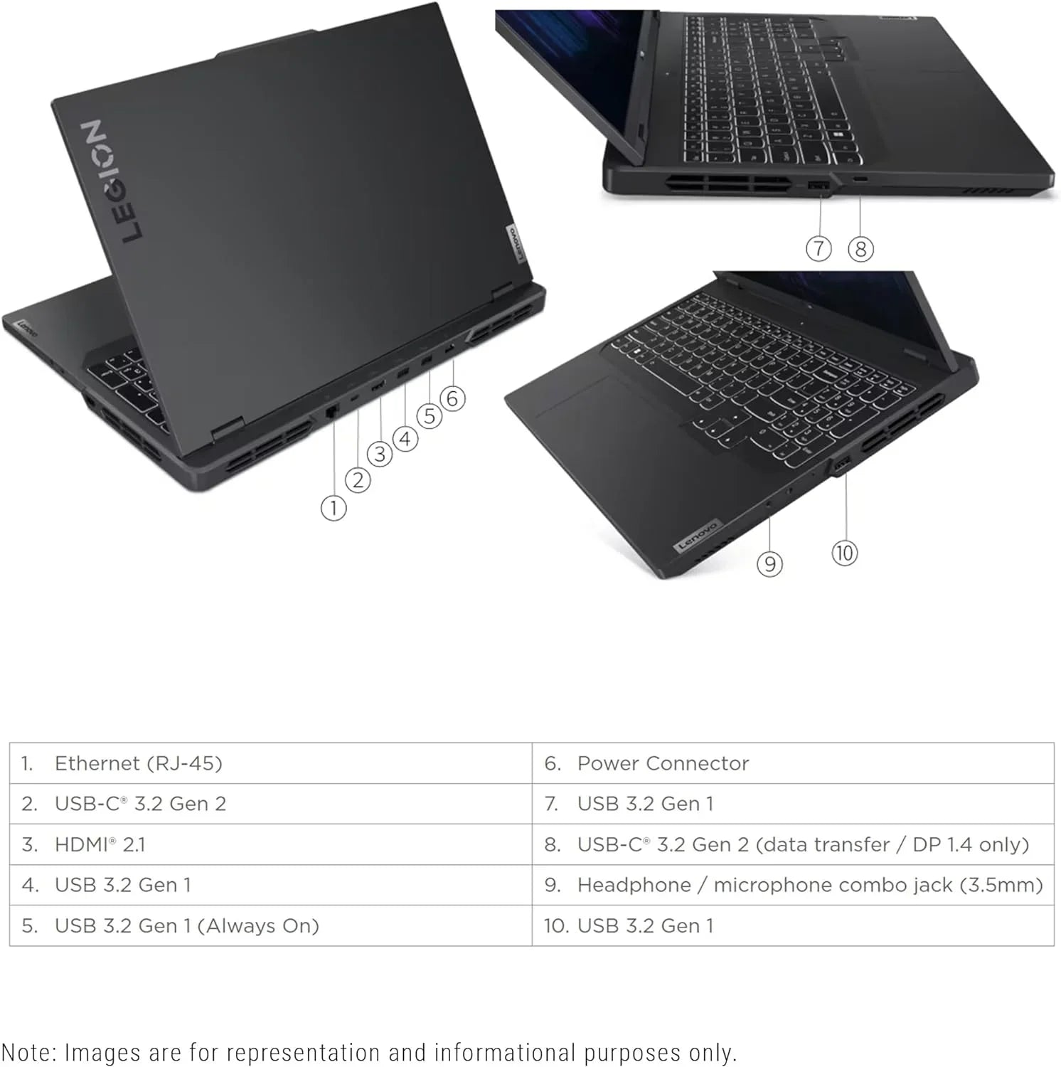 Lenovo Legion Pro 5i Gaming Laptop, 13th Gen Intel Core i7-13700HX, 32 GB DDR5 Ram, 2 TB PCIe SizeSizeD, 16" WQXGA(2560x1600), Nvidia Geforce RTX 4060, Windows 11 Home