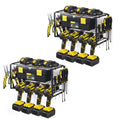 2PCSize Power Tool Organizer Wall-Mounted Cordless Drill Holder, Heavy Duty Rack