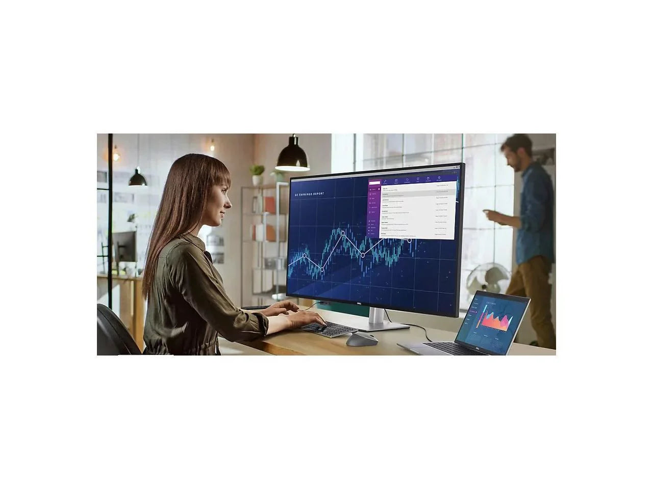 Dell UltraSizeharp 42.5' UHD Monitors - 5 ms  GTG - 3840 x 2160 (4K) - 350 Nit - IPSize Panel - 16:9