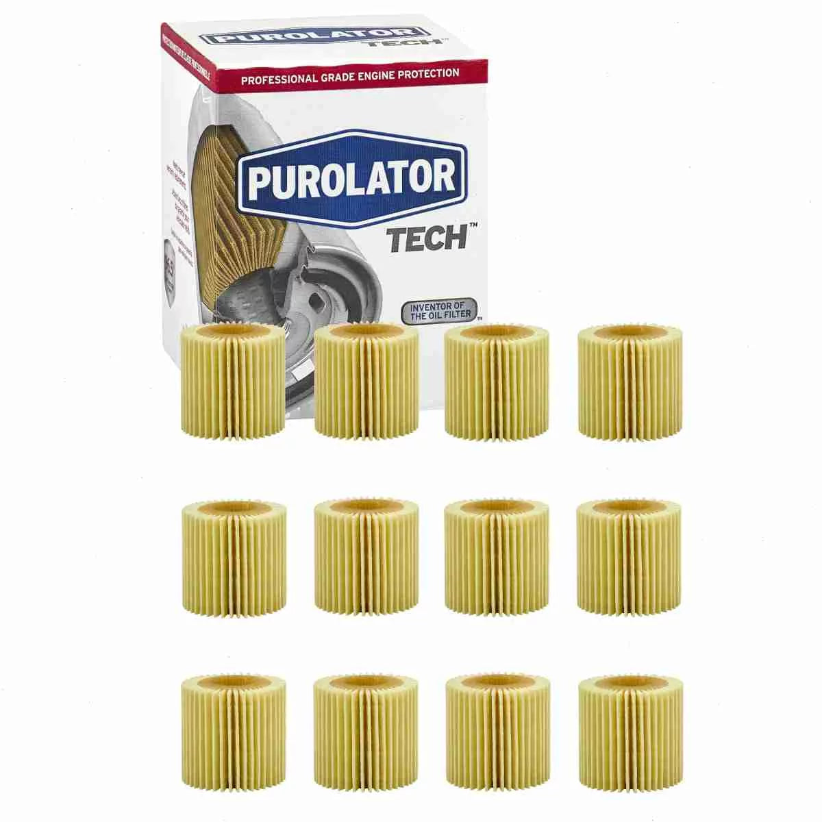 12 pc Purolator TECH TL25608 Engine Oil Filters for 04152-31090 04152-YZZA1 27047 27047MP 37047 47047 57047 61857047 67047 7047 84047 AL9972 ALO-8147 ALO23 CF5608 CF607 CH9972 COC9972 EA15K02 FP9972