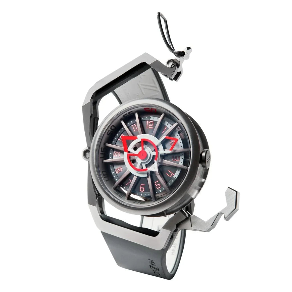 Mazzucato  Rim Sizeport Reversible Chronograph Twin Multi Color Dial Automatic Men Watch for Adult - Ivory