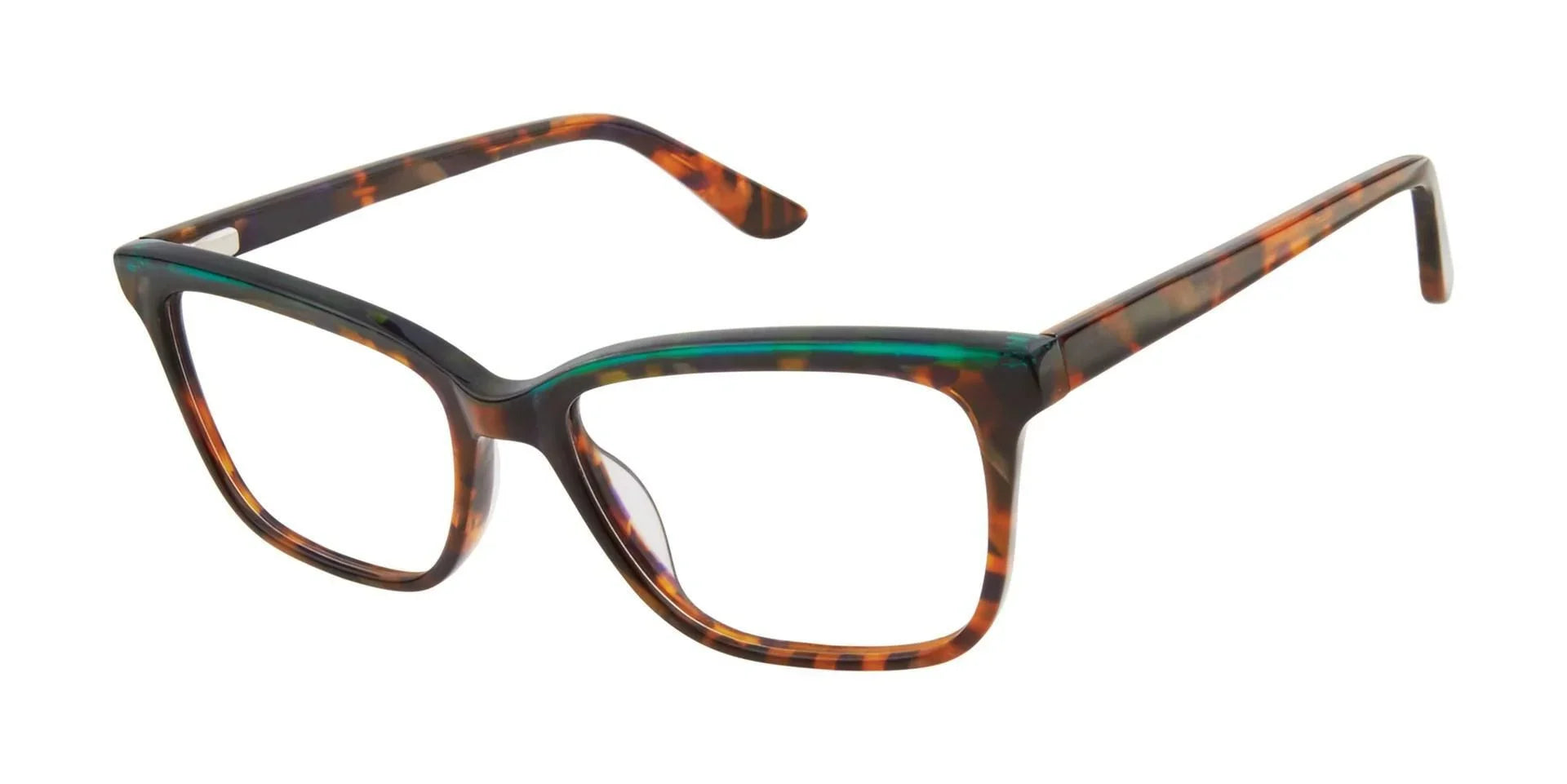 NEW GX by GWEN SizeTEFANI GX 052 Tortoise & Green Eyeglasses 50mm with GX Case