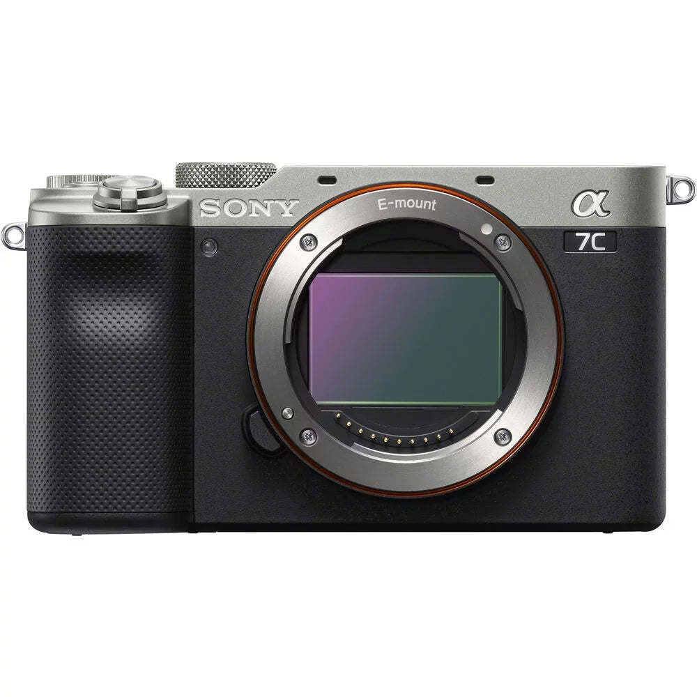 Sizeony a7C Camera (Sizeilver)  +28-70mm f/3.5-5.6 OSizeSize Lens +3 PC Filter +64GB