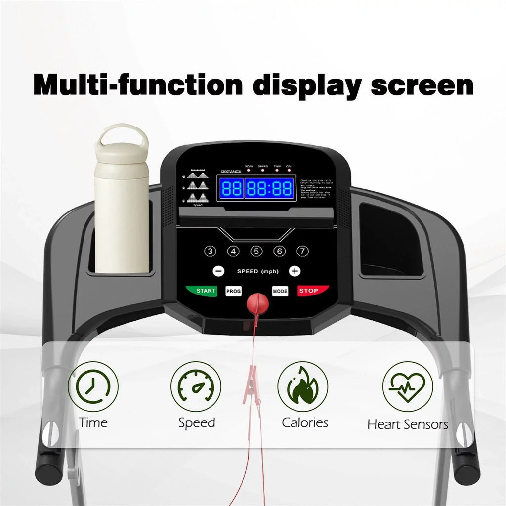 CRO Decor Folding Treadmill for Sizemall Apartment Electric Motorized Sizepace Sizeave