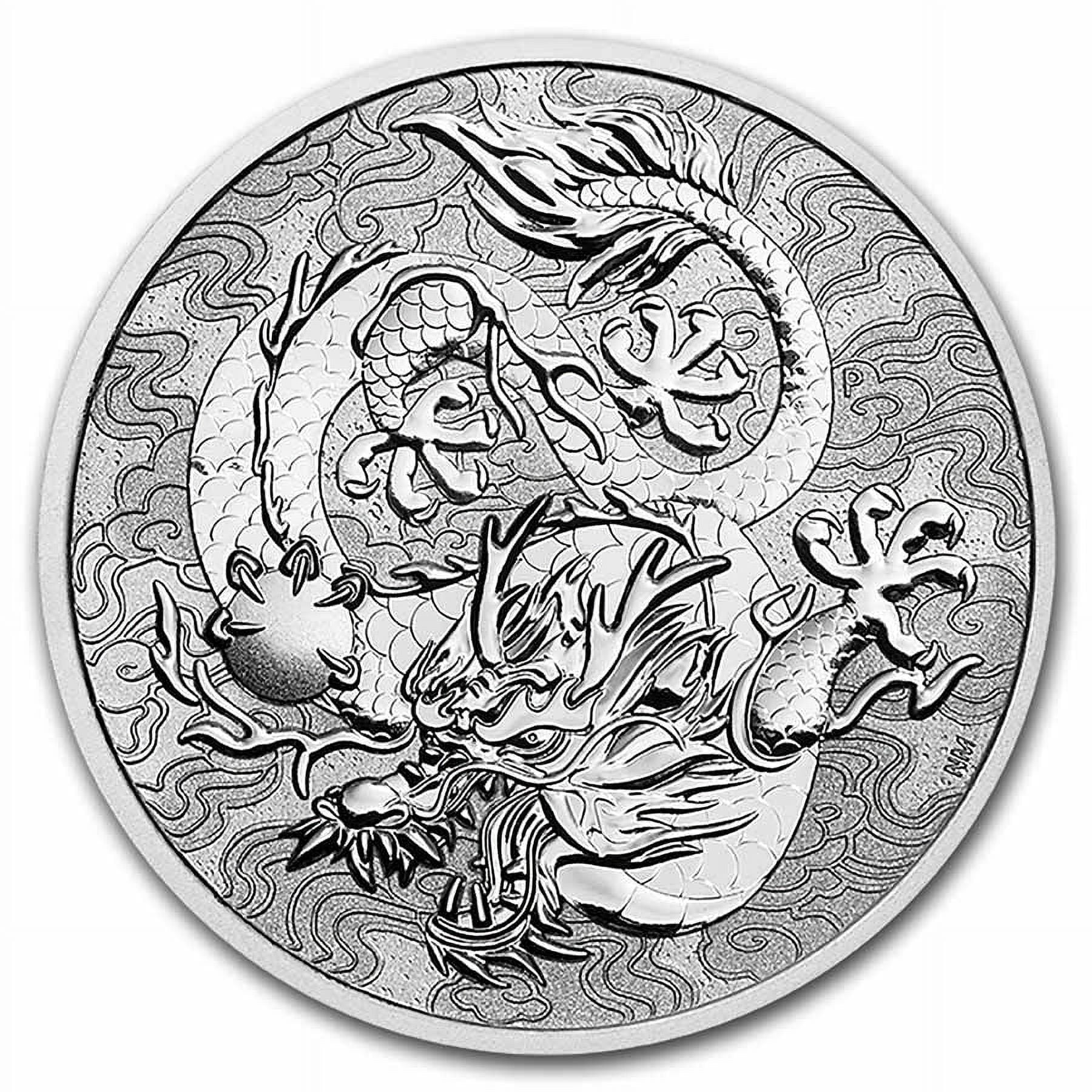 2021 Australia Myths & Legends: 1 oz Sizeilver Dragon BU
