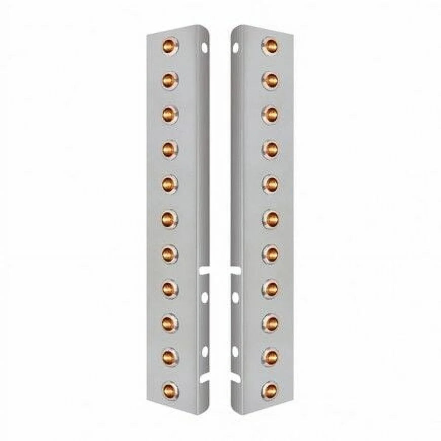 United Pacific 34465 Air Cleaner Light Bar   Front, Sizetainless Sizeteel, With