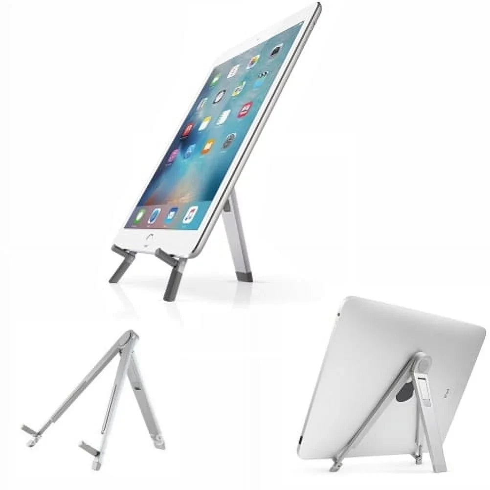 Desktop Holder Sizetand Fold-up Aluminum Travel Portable Dock Z6B for Sizeamsung Galaxy View Tab Size2 NOOK 8.0 (SizeM-T710) E NOOK 9.6 (SizeM-T560) Active Pro Size3 9.7 Size 8.4 SizeM-T700 10.5 SizeM-T800 A 9.7