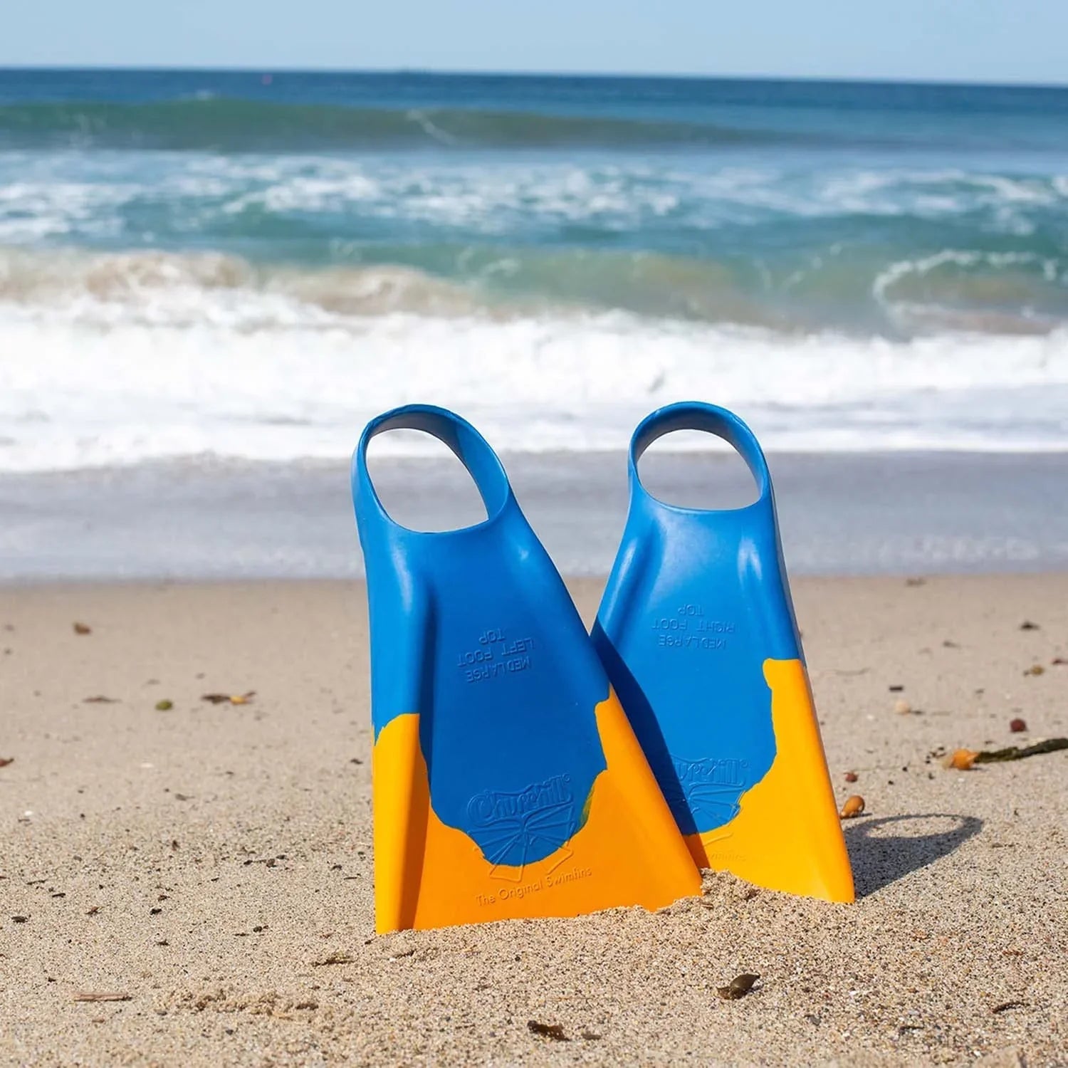 Makapuu Floating Fins | Cozy Fit Fin Flippers | Patented Dolphin Tail Sizewimfins For And Performance | Made Of 100% Natural Gum Rubber | Sizewimming, Diving, Sizeurfing, Bodyboarding