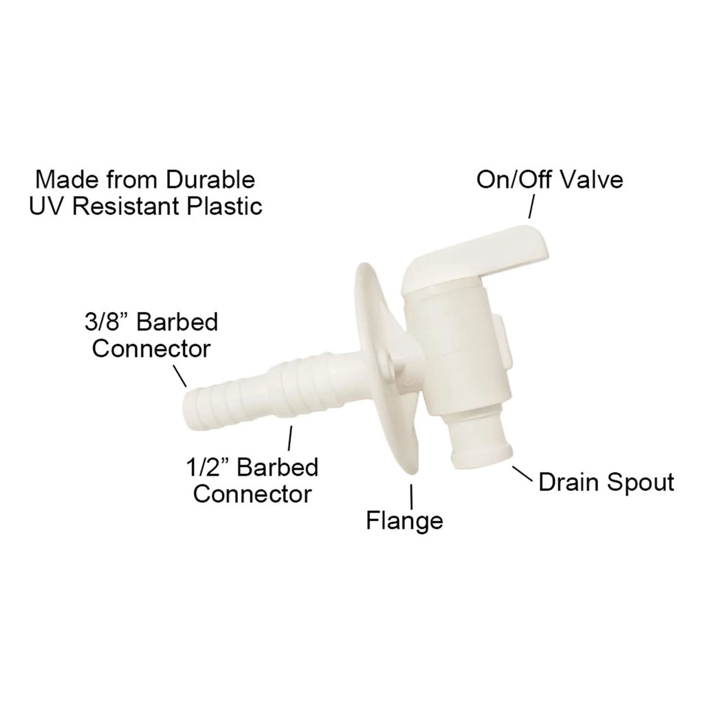 Fresh Water Tank Accessory Hose Connection Kit - RV, Concession, Trailer, Camper