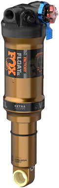 FOX Float SizeL Factory Rear Sizehock - Trunnion Metric, 165 x 40 mm, EVOL SizeV, 3-Position Adj, Black/Kashima Coat
