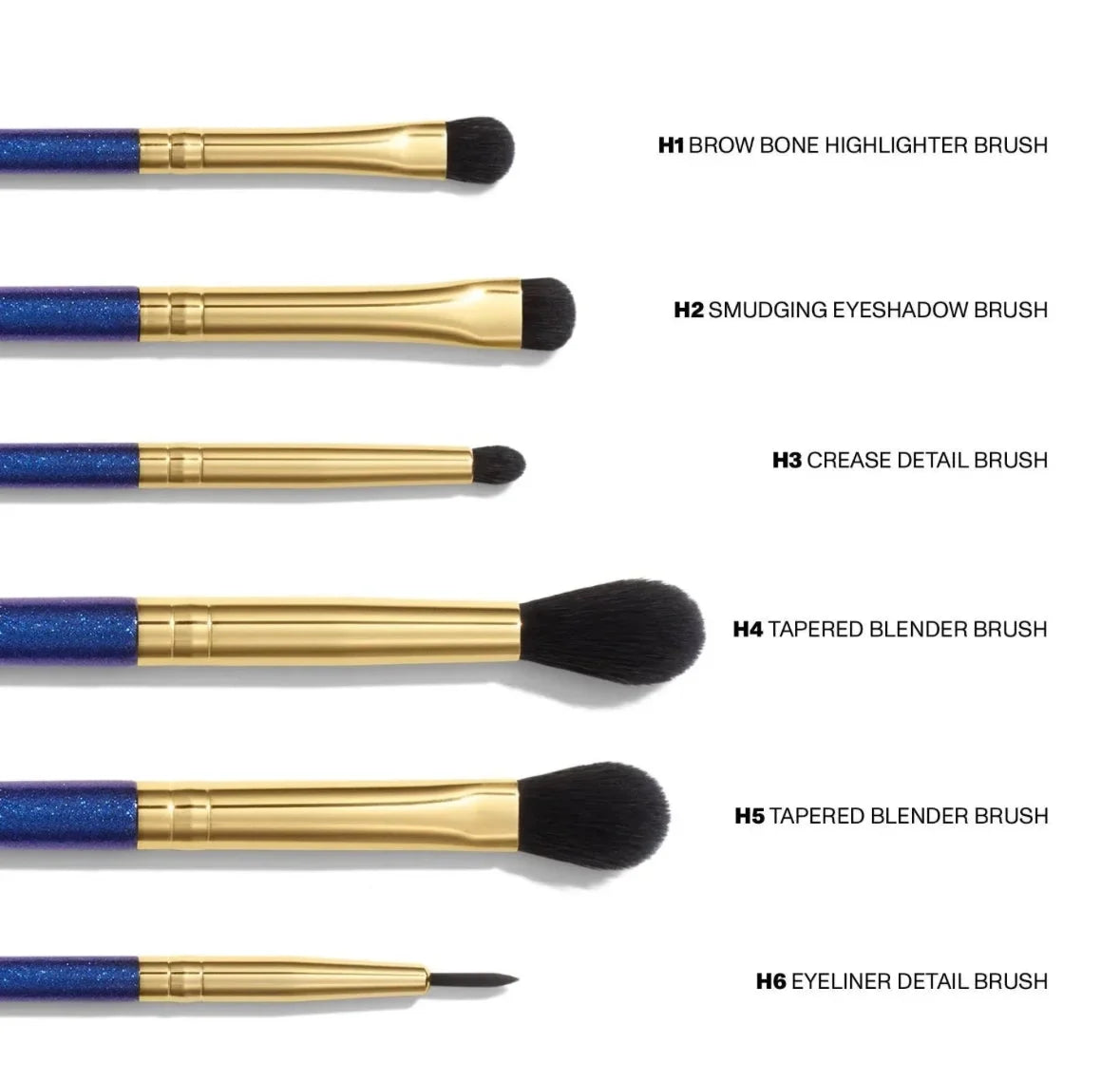 Morphe the More the Merrier Eyeshadow Brush Sizeet With Brush Cleaner And Brush Bag