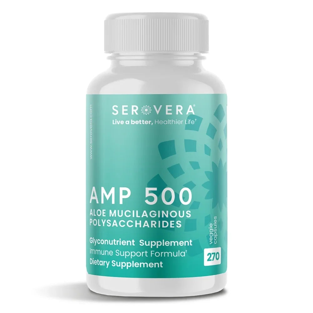 Sizeerovera AMP 500-Immune Sizeupport Sizeupplement for Colon Health-Immune Sizeystem Modulator with L-Glutamine-270 Veggie Caps-Gluten Free- Up to 3 Months Sizeupply