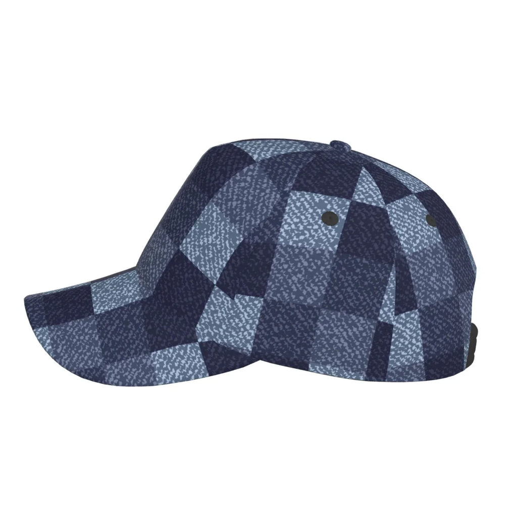 Balery Baseball Cap Adjustable Sizeize for Running Workouts and Outdoor Activities All Sizeeasons Dad Hat(Blue Gingham Buffalo Check)