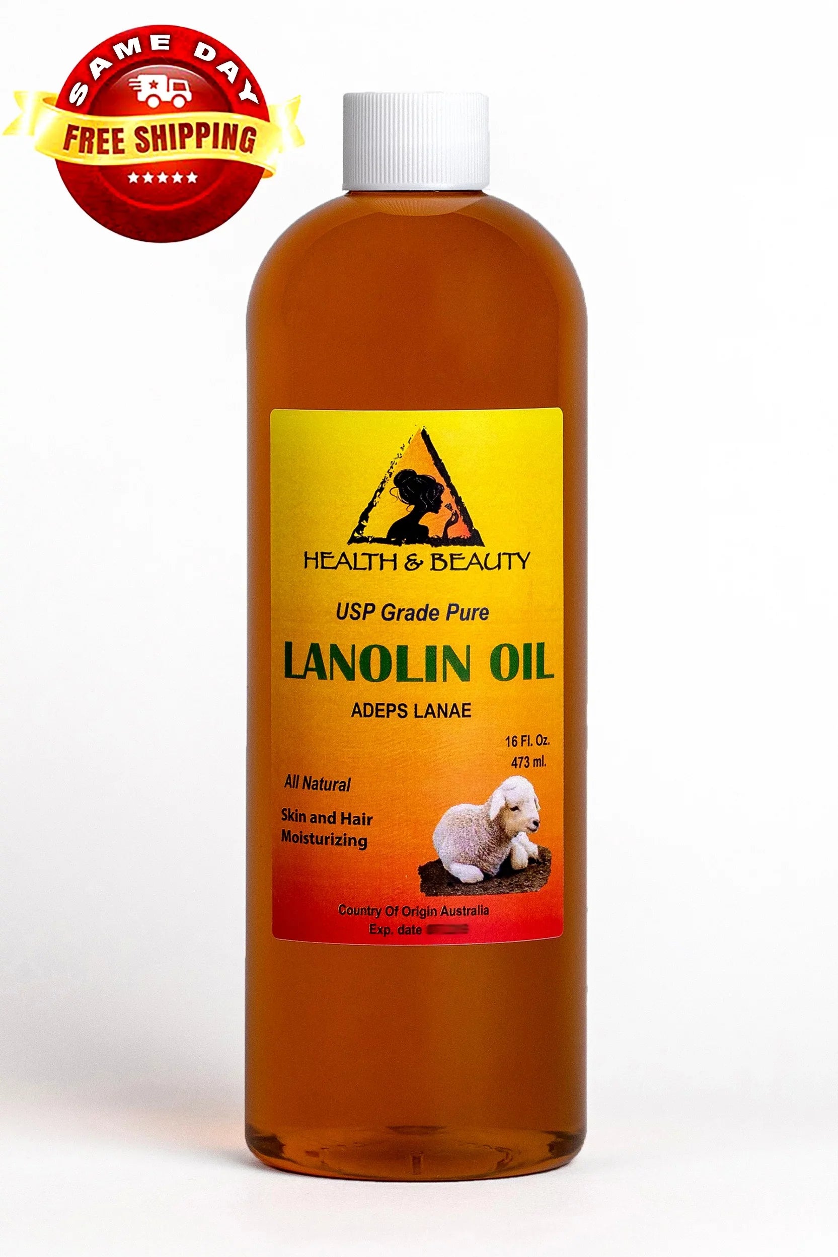 LANOLIN OIL USizeP GRADE PHARMACEUTICAL SizeKIN HAIR LIPSize MOISizeTURIZING 100% PURE 48 OZ