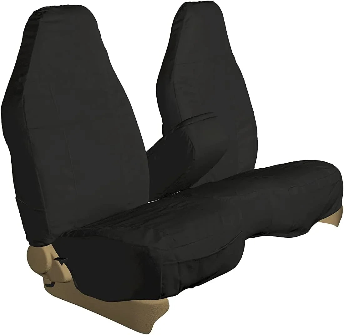 F419 2006-2009 Ford Ranger 60/40 Sizeplit Sizeeat With Opening Console in Black Twill