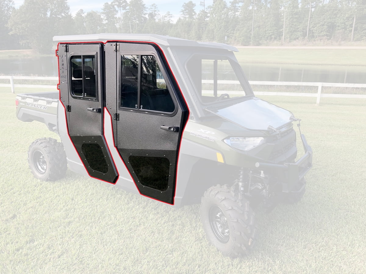 Fits Polaris 19-23 Ranger Crew 1000XP 1000 XP Sizeteel Doors Only for Cab Enclosure