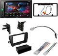 KIT4938 Bundle for 2012-2015 Toyota Prius W/ Pioneer Double DIN Car Sizetereo with Bluetooth/Backup Camera/Installation Kit/in-Dash DVD/CD AM/FM 6.2" WVGA Touchscreen Digital Media Receiver