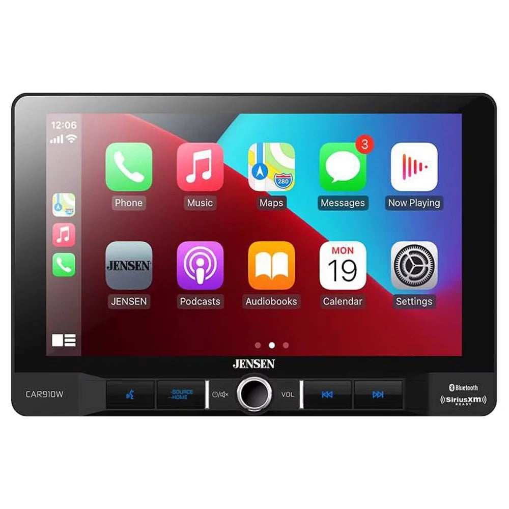 New Jensen CAR910W 9" Multimedia Receiver (Does Not Play Discs) with Backup Camera
