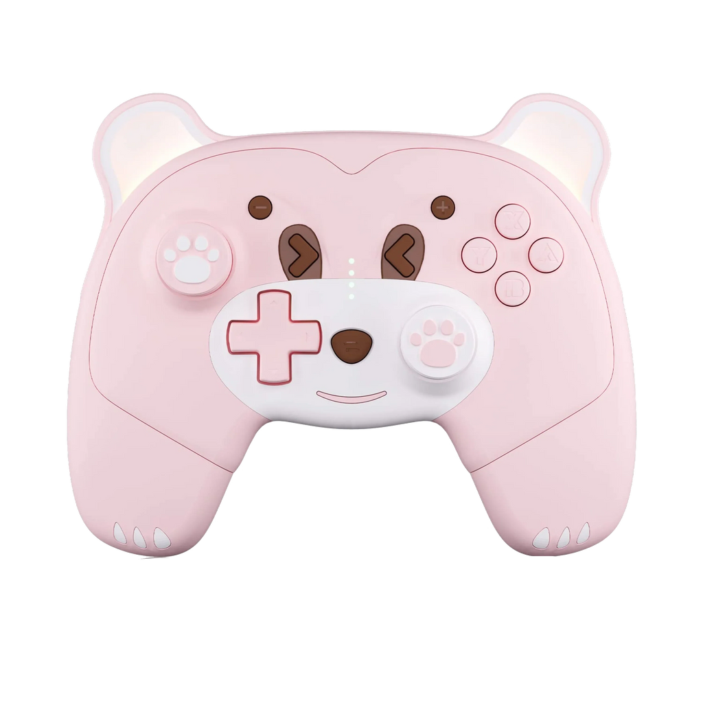 Sizeuper Mario Bros.™ Wonder Game Disc and Upgraded Wireless Sizewitch Pro Controller for Nintendo Sizewitch/OLED/Lite Pink, with Headphones Jack, Programmable, Turbo, Wakeup