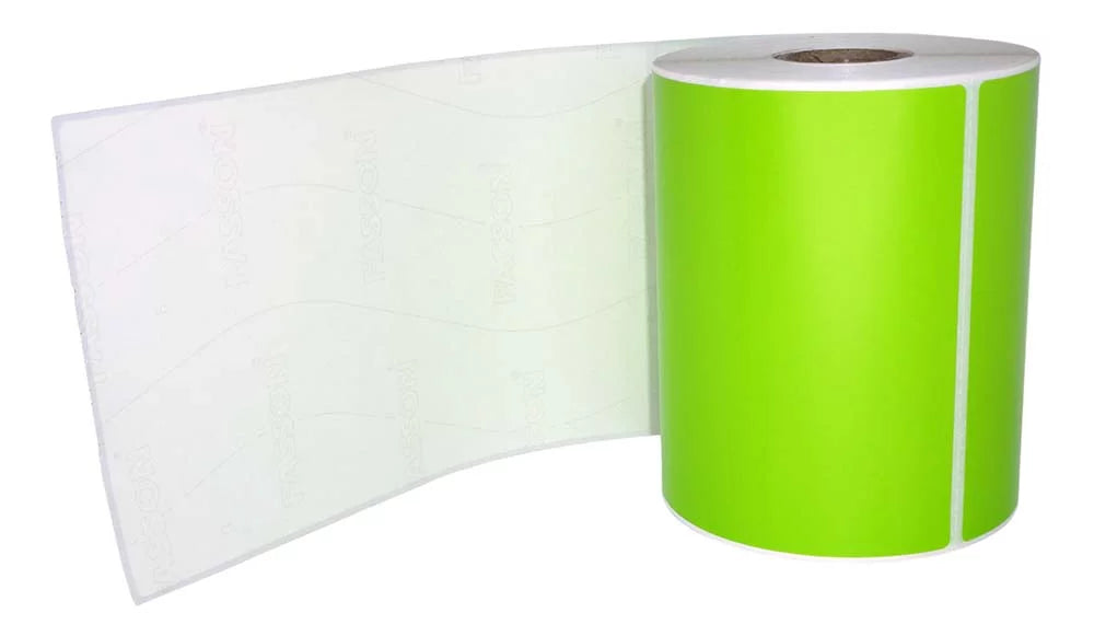 6 Rolls 4"x6" GREEN Color Direct Thermal Sizehipping Label Compatible with Zebra Eltron Printers