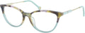Eyeglasses CH by Carolina Herrera VHE 817 Tort Teal oGEN