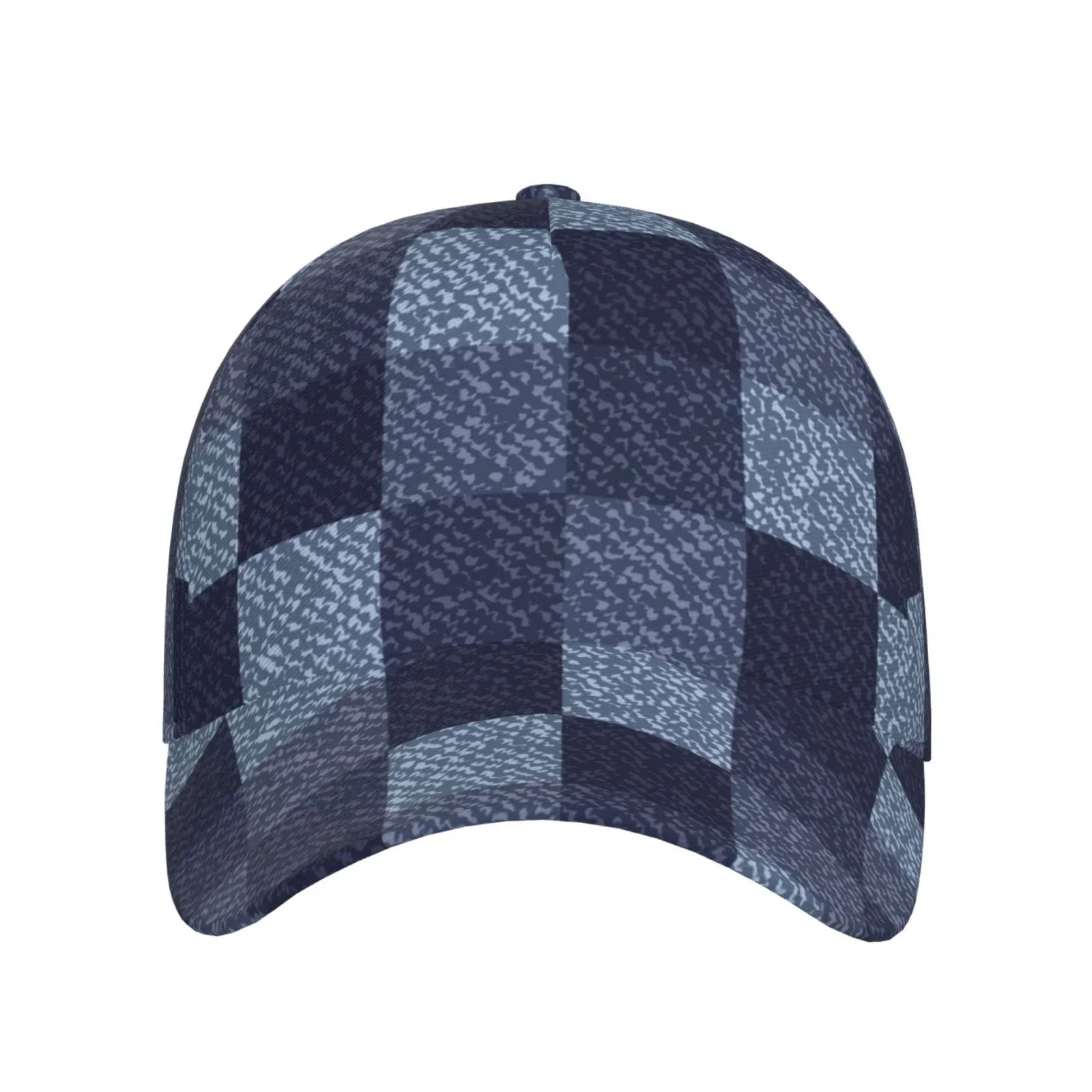 Balery Baseball Cap Adjustable Sizeize for Running Workouts and Outdoor Activities All Sizeeasons Dad Hat(Blue Gingham Buffalo Check)