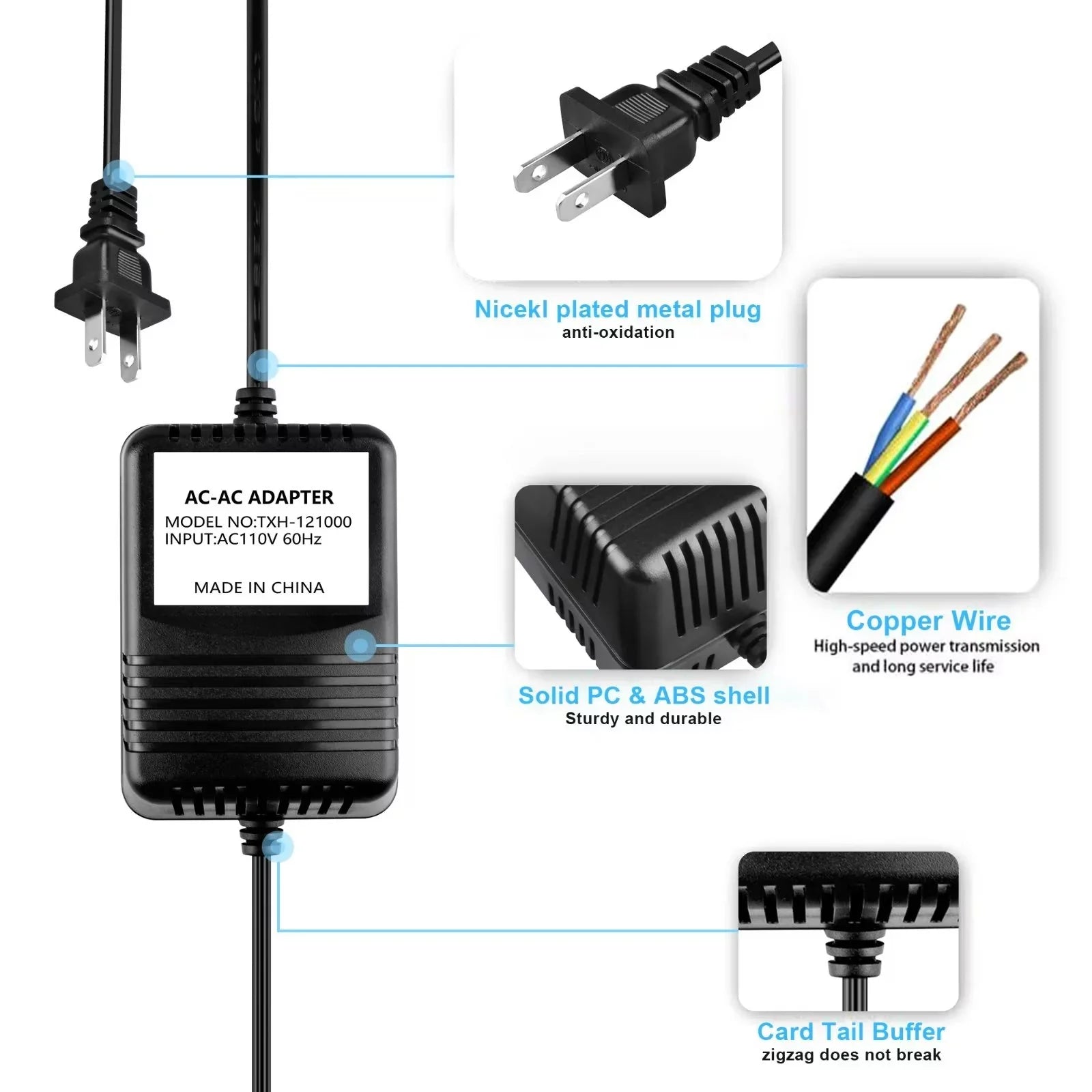 CJP-Geek AC to AC Adapter compatible with Harman Kardon HK195-01T HK-01T Class 2 Transformer Power
