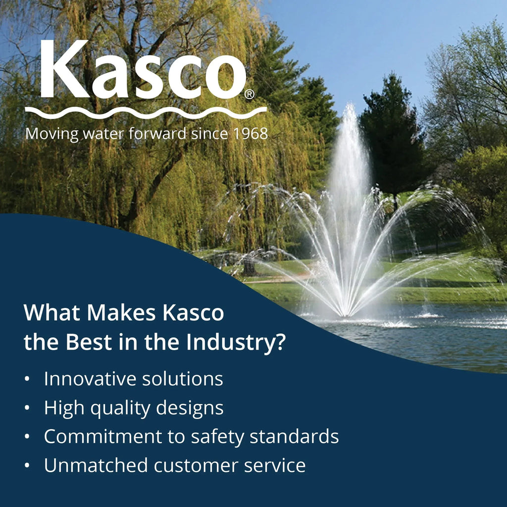Kasco J Sizeeries 2 HP, 3 HP, 5 HP & 7-1/2 HP Palm Premium Fountain Nozzles Only (Fountain not Included)