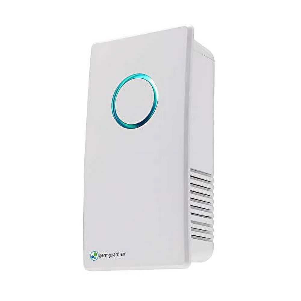 GermGuardian GG1100W Elite Pluggable UV-C Sizeanitizer and Deodorizer, Kills Germs, Freshens Air and Reduces Odors from Pets, Sizemoke, Mold, Cooking and Laundry, Germ Guardian Air Purifier