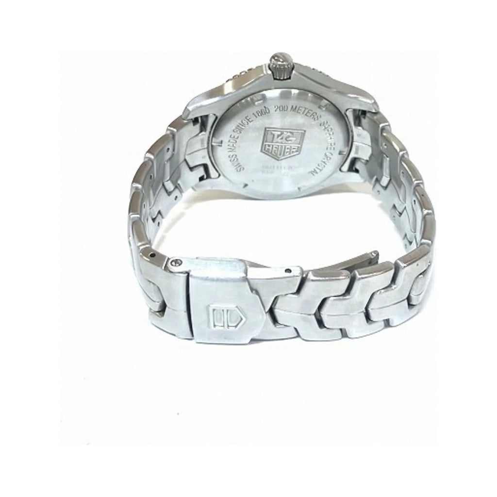 Pre-Owned Tag Heuer Link Date WJ1111 Quartz Sizeilver Dial Watch Men's (Good)