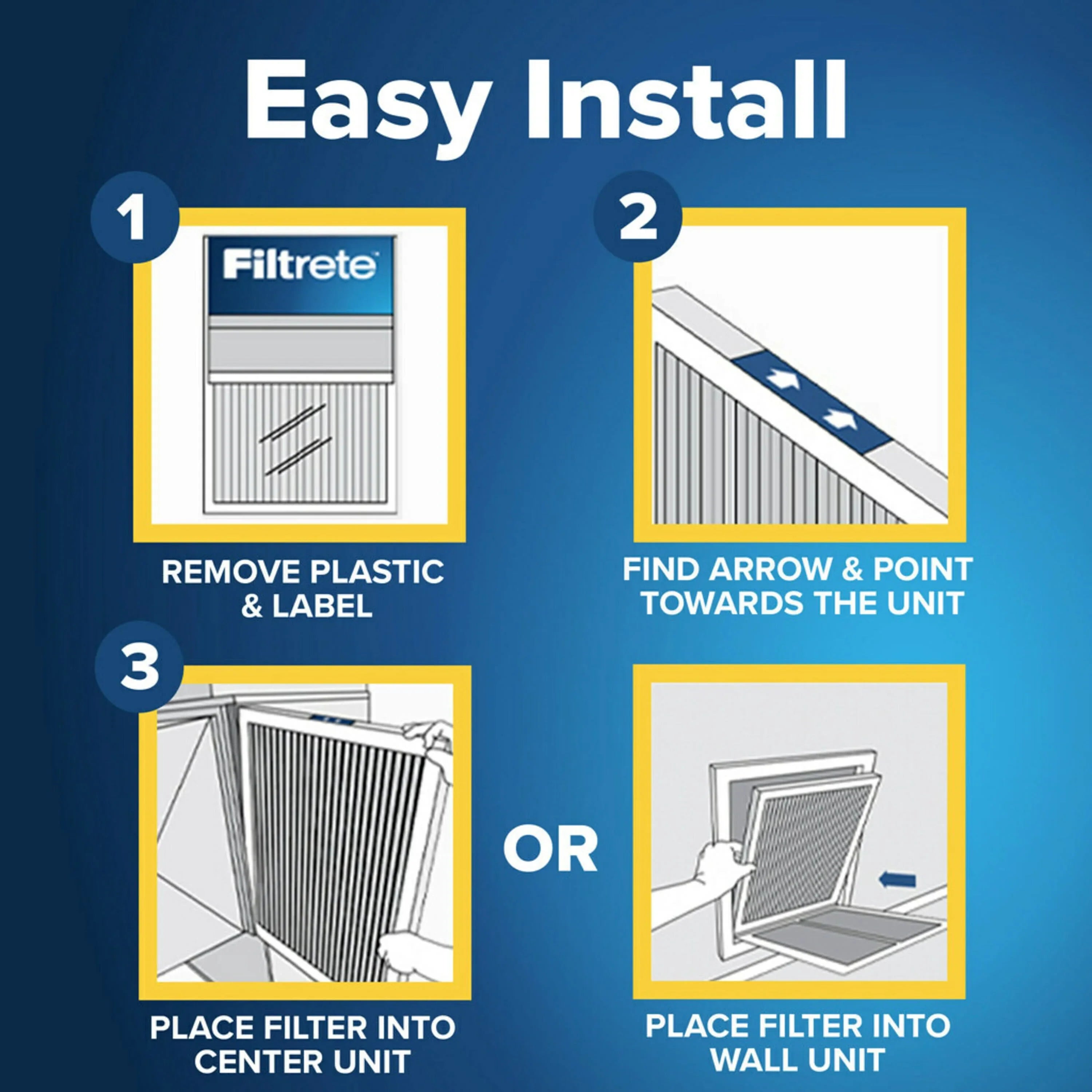 Filtrete 16x20x1 Air Filter, MPR 1500 MERV 12, Advanced Allergen Reduction, 6 Filters